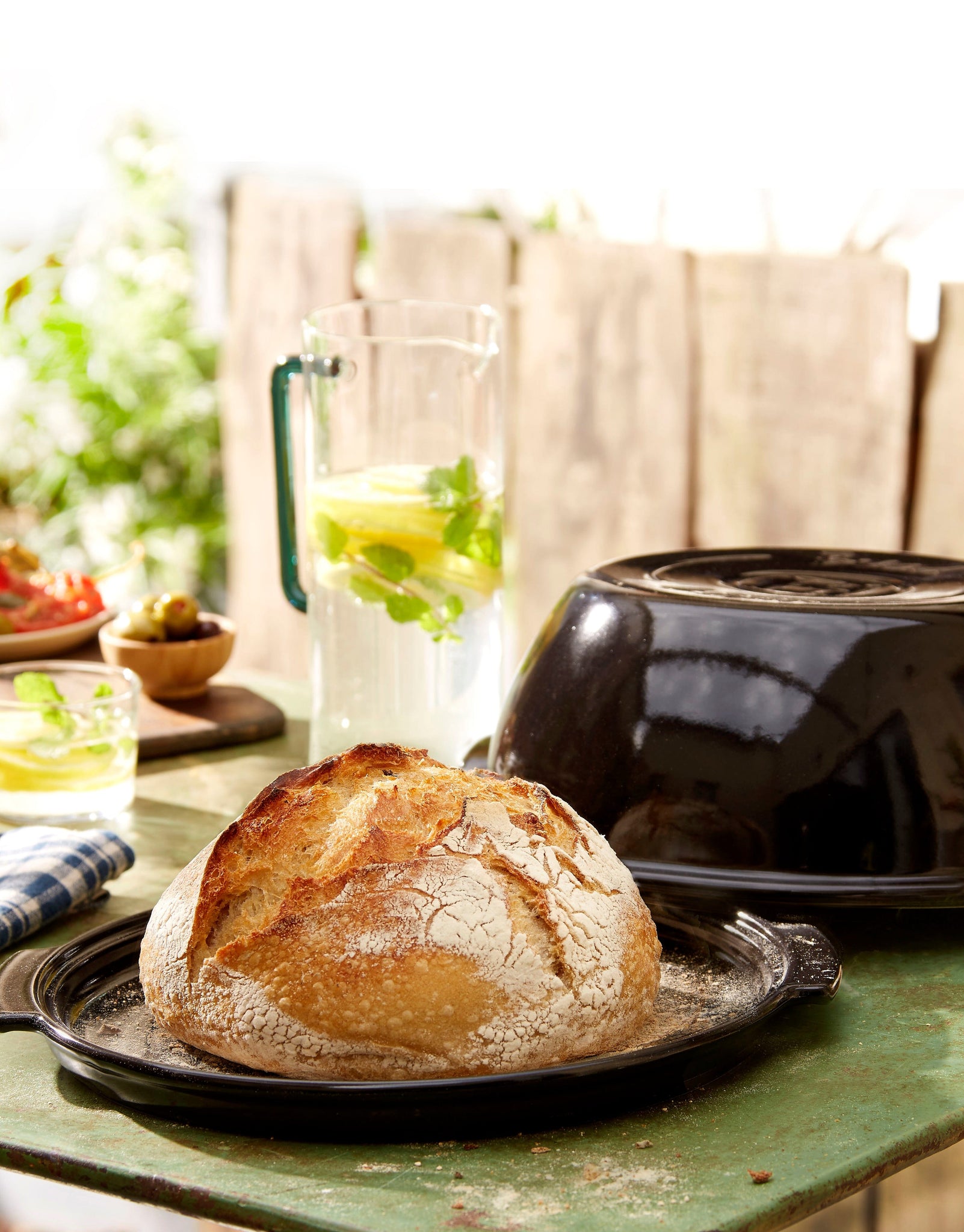 Cloche bread online baker