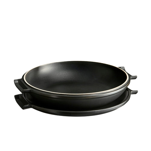 Emile Henry Delight Round Casserole Dish Slate — HAUSwares