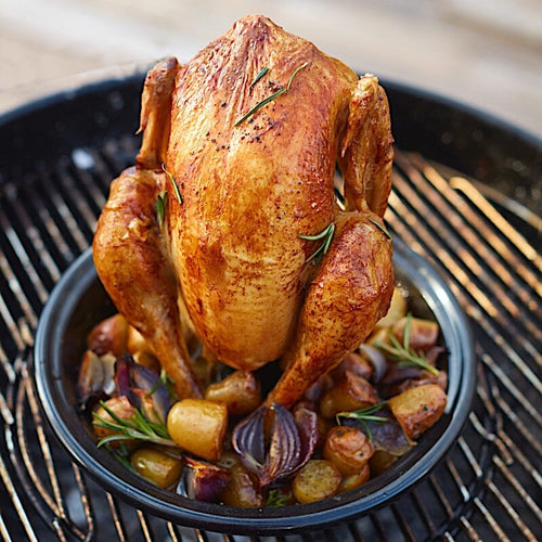 Chicken Roaster (EH Online Exclusive) On The Barbeque Emile Henry 