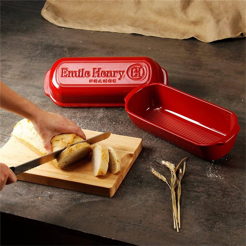 Emile Henry Bread Baking Dish Lin - 31 x 23 cm / 5 Liter