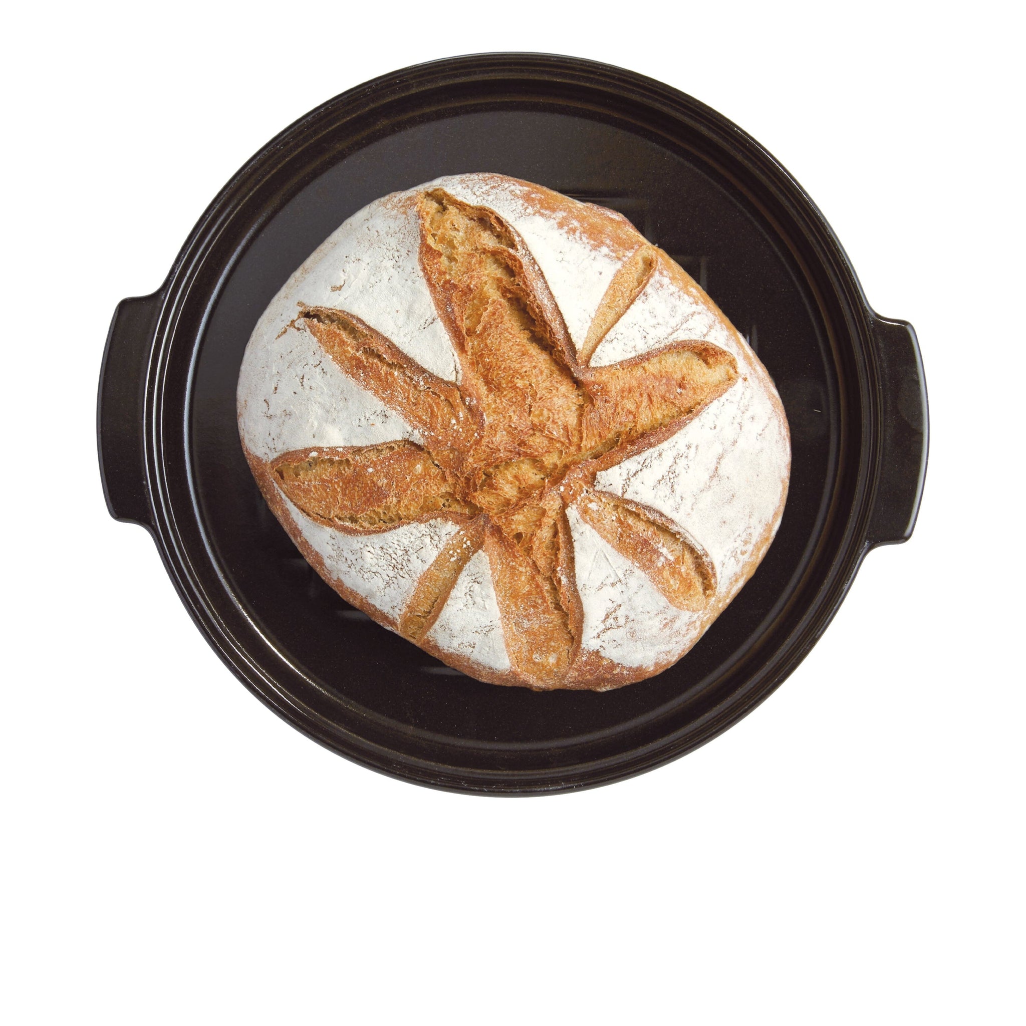 Emile Henry 13.2 x 11.2 x 7 Inch Round Ceramic Bread Maker Cloche,  Burgundy, 1 Piece - Harris Teeter