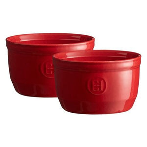 Emile Henry Ramekins (Set of 2) Style: #10, Color: Burgundy
